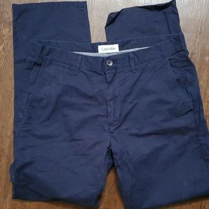 Calvin Klein • Navy Blue Chinos
